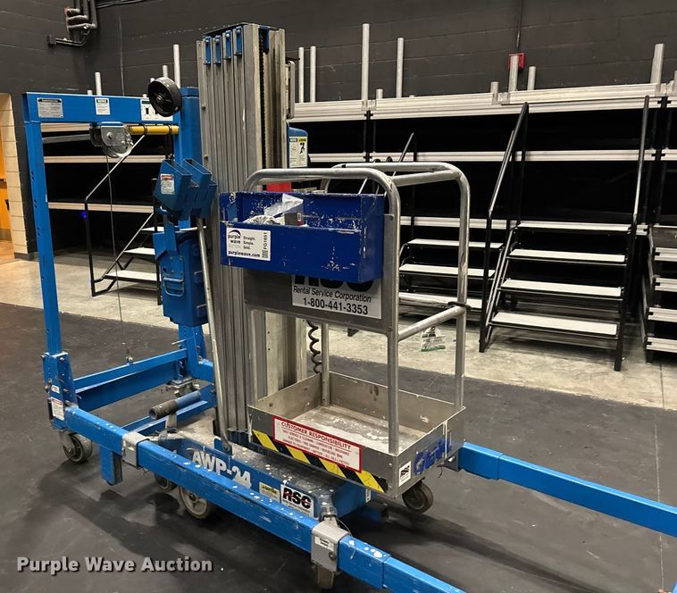 image for item FG1651 1998 Genie AWP-24 vertical lift