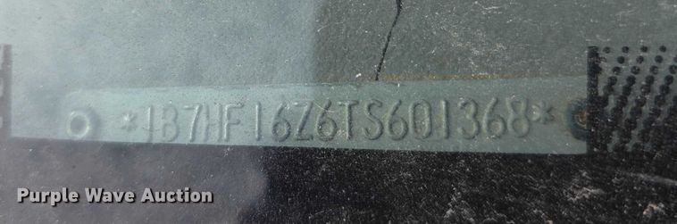 image for item FI0636 1996 Dodge Ram 1500 pickup truck