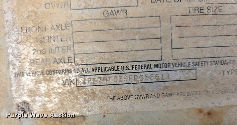 image for item FI0718 2014 Peerless SWO45100 walking floor trailer