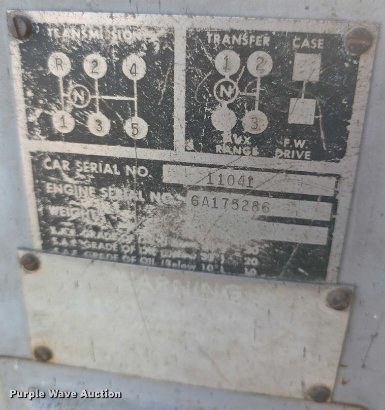 image for item FI0719 1965 Link Belt FMC TC108B crane