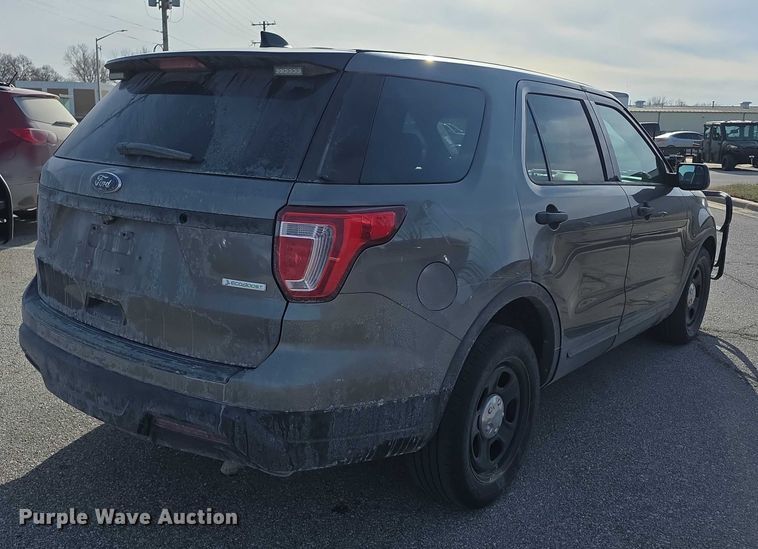 image for item FI0725 2019 Ford Explorer Police Interceptor SUV