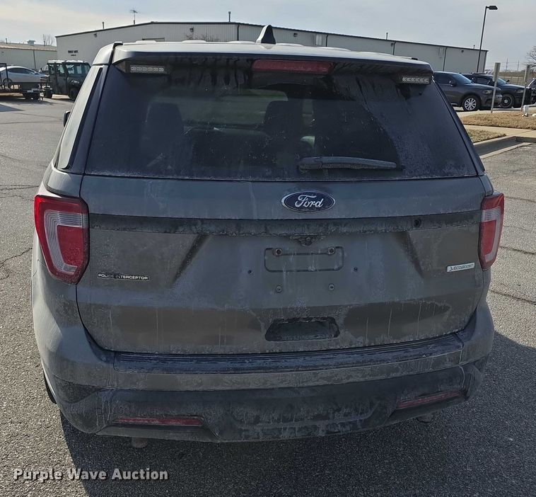image for item FI0725 2019 Ford Explorer Police Interceptor SUV
