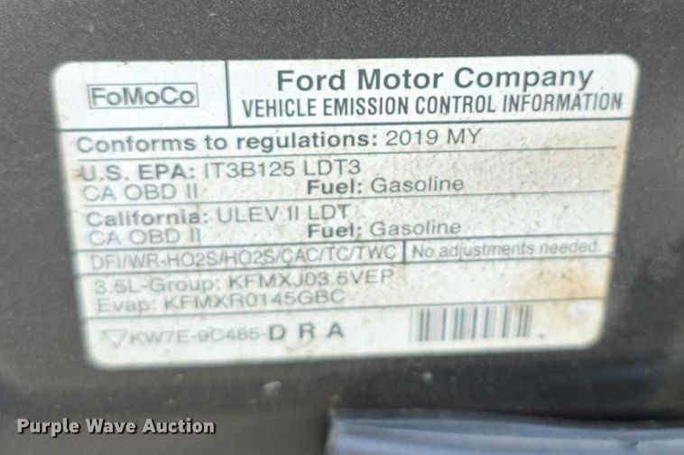 image for item FI0725 2019 Ford Explorer Police Interceptor SUV