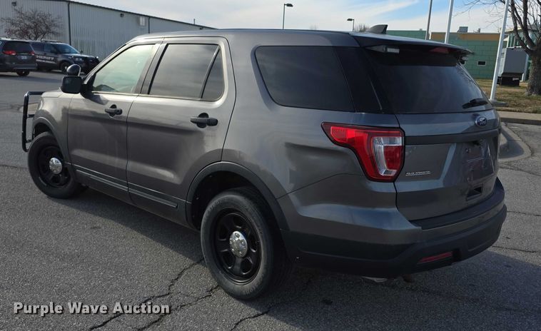 image for item FI0726 2018 Ford Explorer Police Interceptor SUV