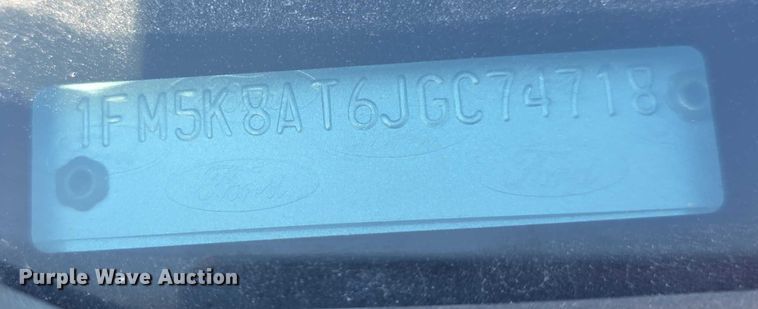 image for item FI0726 2018 Ford Explorer Police Interceptor SUV