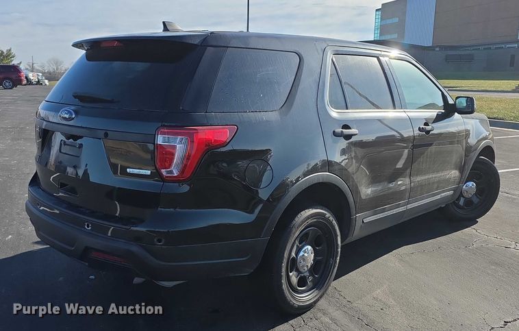 image for item FI0728 2018 Ford Explorer Police Interceptor SUV