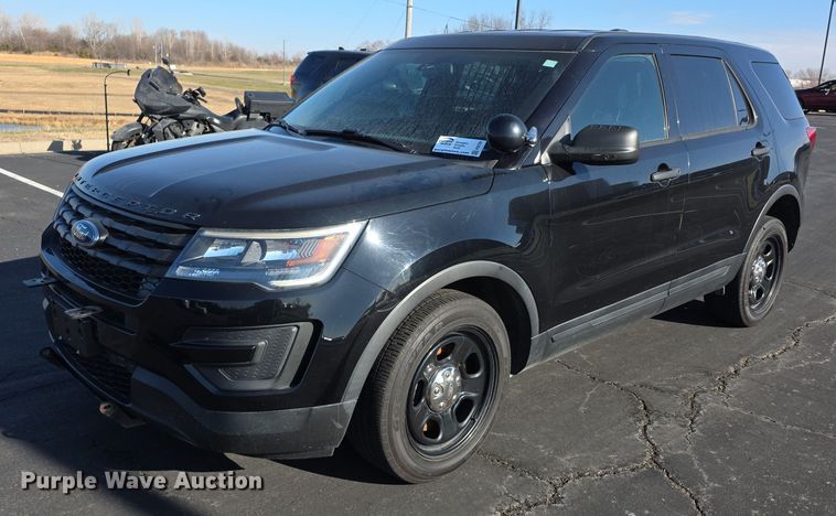 image for item FI0729 2018 Ford Explorer Police Interceptor SUV