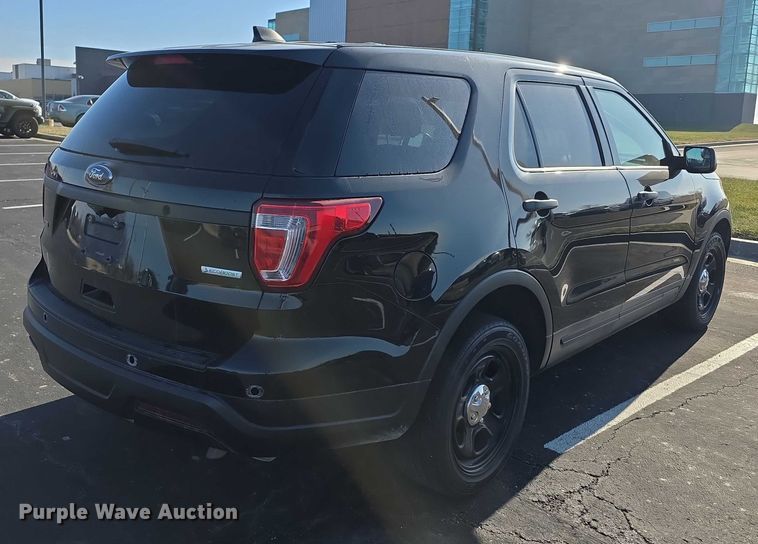 image for item FI0729 2018 Ford Explorer Police Interceptor SUV
