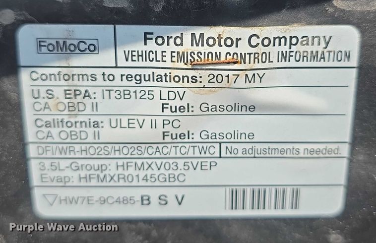 image for item FI0730 2017 Ford Explorer Police Interceptor SUV