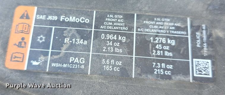 image for item FI0730 2017 Ford Explorer Police Interceptor SUV