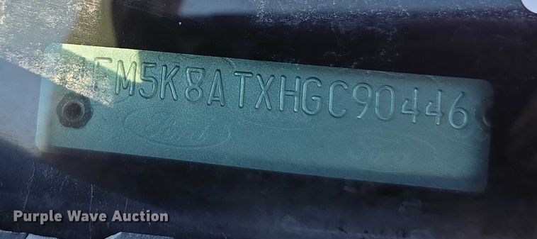 image for item FI0730 2017 Ford Explorer Police Interceptor SUV