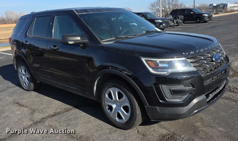 image for item FI0733 2016 Ford Explorer Police Interceptor SUV