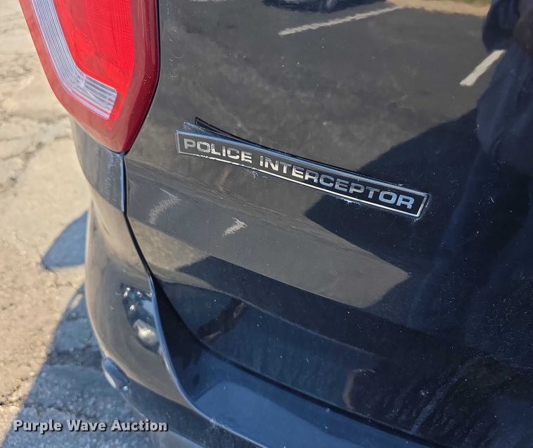 image for item FI0733 2016 Ford Explorer Police Interceptor SUV