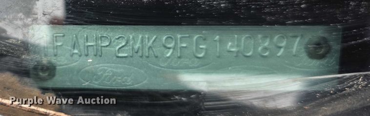 image for item FK0658 2015 Ford Taurus Police Interceptor 