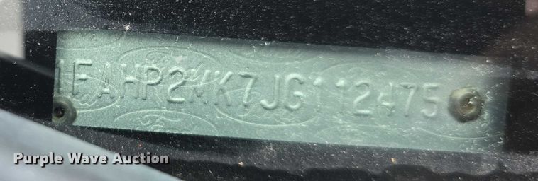 image for item FK0660 2018 Ford Taurus Police Interceptor 