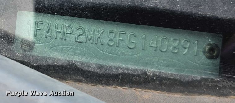 image for item FK0664 2015 Ford Taurus Police Interceptor 