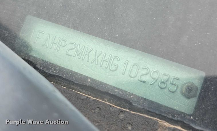 image for item FK0665 2017 Ford Taurus Police Interceptor 