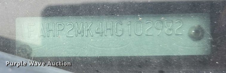 image for item FK0669 2017 Ford Taurus Police Interceptor 