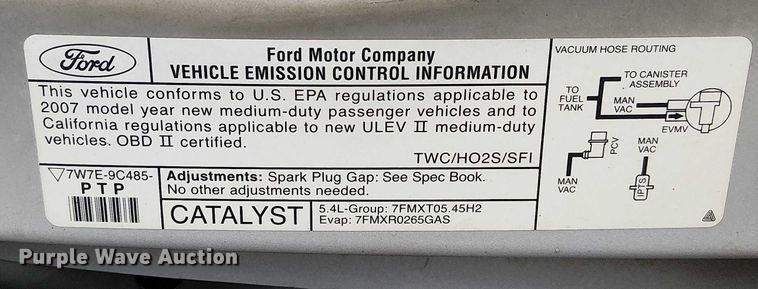 image for item FK0675 2007 Ford E350 van