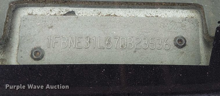 image for item FK0675 2007 Ford E350 van