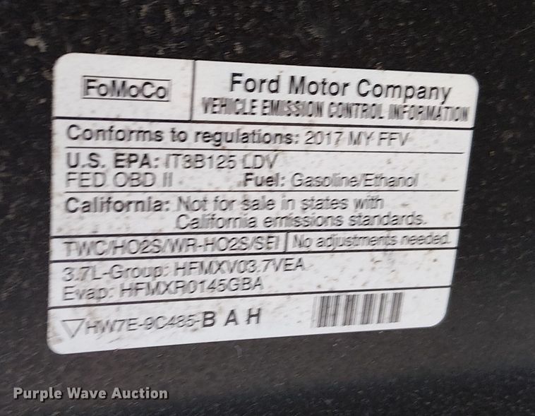 image for item FK0676 2017 Ford Taurus Police Interceptor 