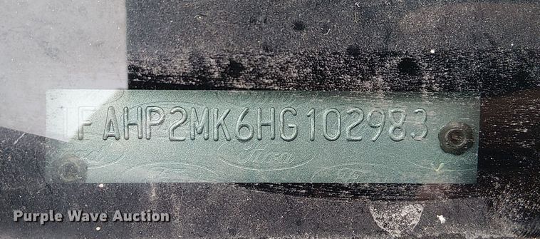 image for item FK0676 2017 Ford Taurus Police Interceptor 