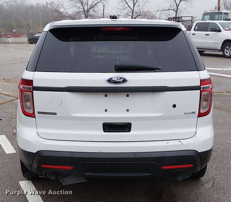 image for item FK0677 2015 Ford Explorer Police Interceptor SUV