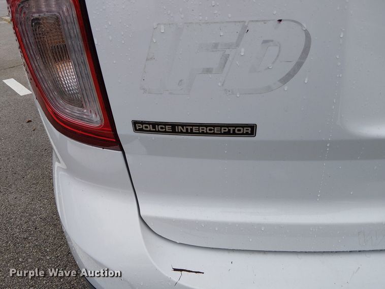 image for item FK0677 2015 Ford Explorer Police Interceptor SUV