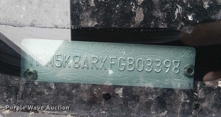 image for item FK0677 2015 Ford Explorer Police Interceptor SUV