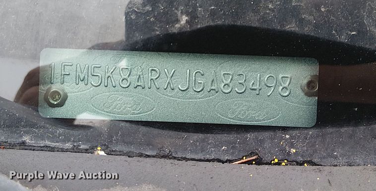 image for item FK0678 2018 Ford Explorer Police Interceptor SUV