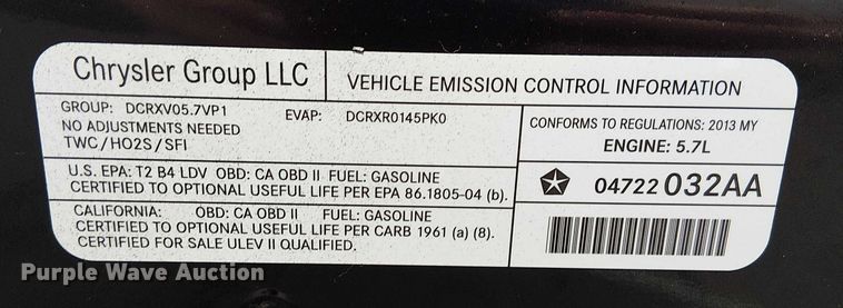 image for item FK0680 2014 Dodge Charger 