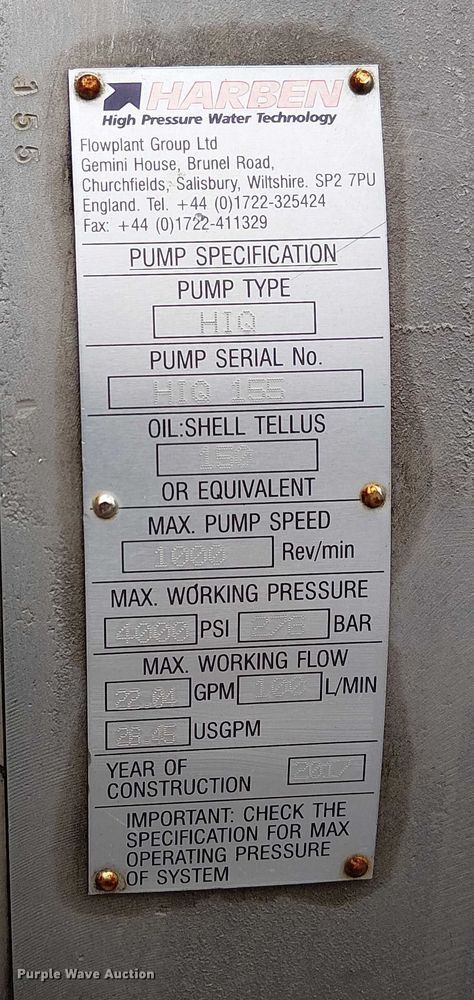 image for item FK0685 Sewer jetter truck bed