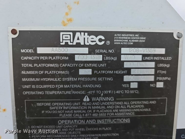 image for item FK0686 2009 International Work Star bucket truck