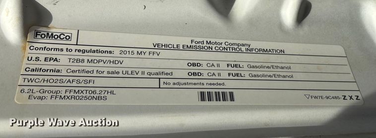 image for item OE9260 2015 Ford F250 Super Duty XL pickup truck