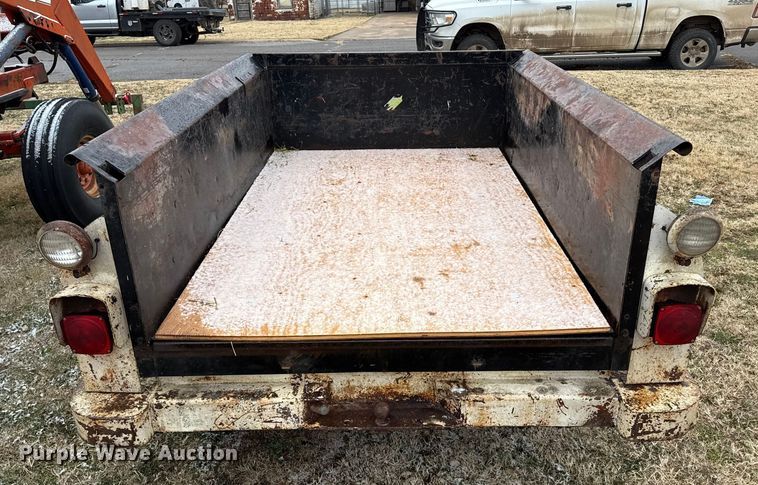 image for item EP2684 Shop built utility trailer