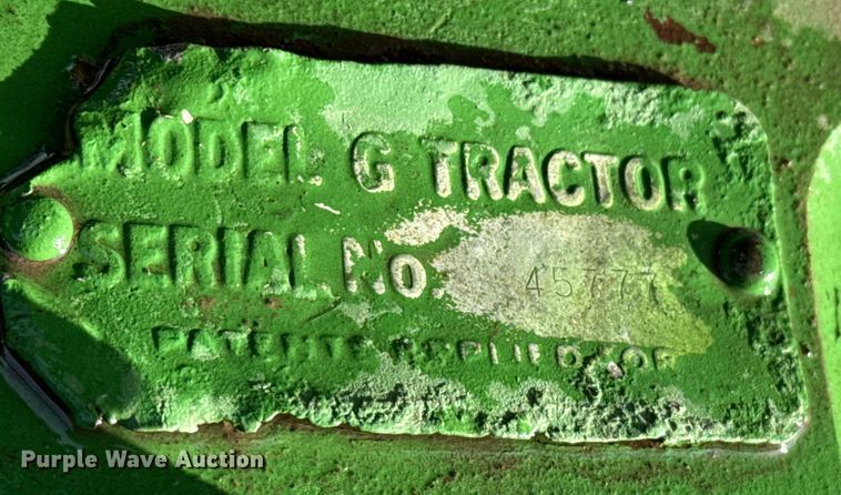 image for item EP2690 1943 John Deere G tractor
