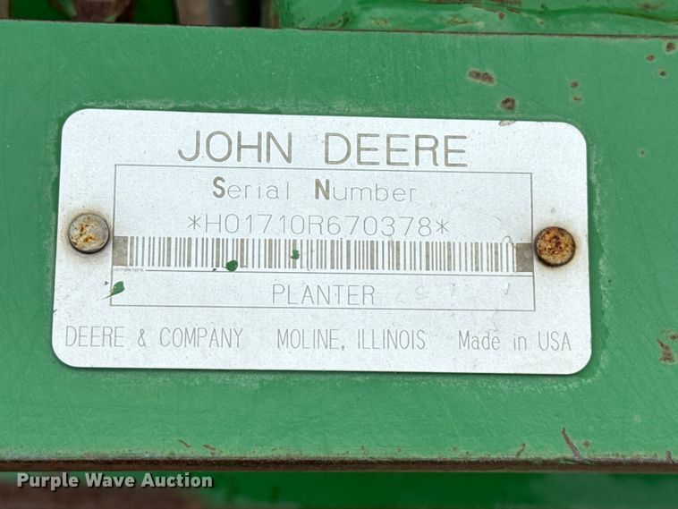 image for item EP2691 2009 John Deere 1710 no-till planter