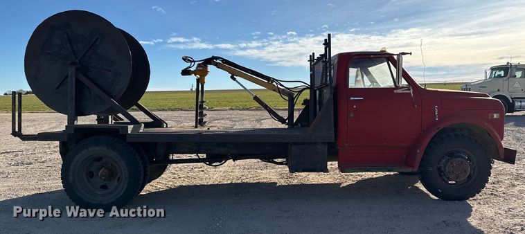 image for item EP2702 1970 Chevrolet C50 flatbed truck
