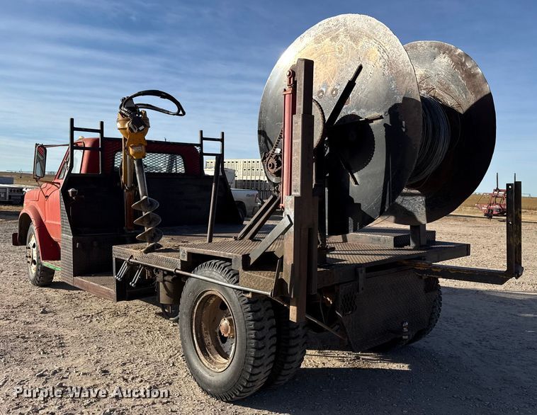 image for item EP2702 1970 Chevrolet C50 flatbed truck