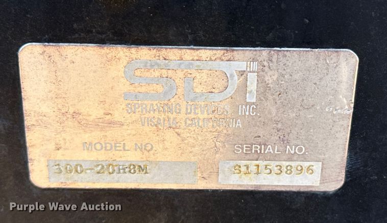 image for item EP2737 Spraying Devices Inc. 300-208HM sprayer trailer