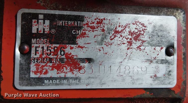 image for item FK0874 International F1586 tractor