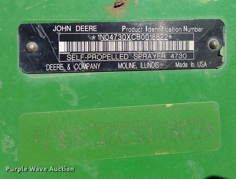 image for item FK0902 John Deere 4730 sprayer