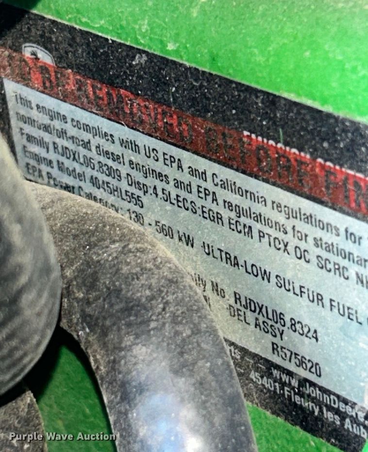 image for item YA1646 2024 John Deere 6R130 MFWD tractor