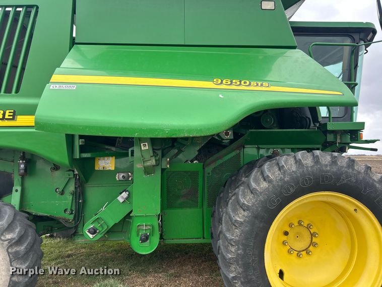 image for item YA1680 2000 John Deere 9650 STS RWA combine