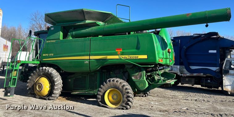 image for item YA1753 2011 John Deere 9670 STS combine