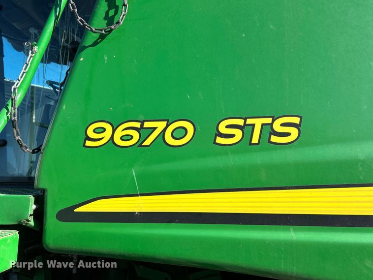 image for item YA1753 2011 John Deere 9670 STS combine