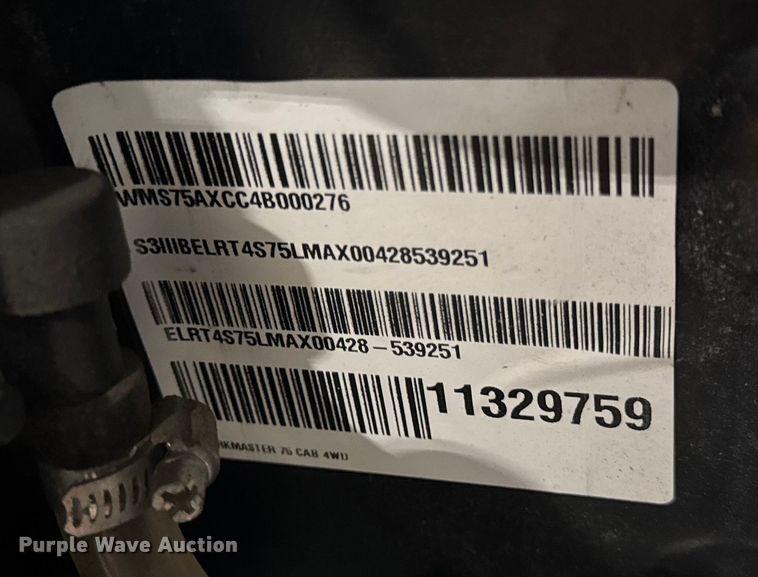 image for item YA1771 2021 New Holland Workmaster 75 MFWD tractor