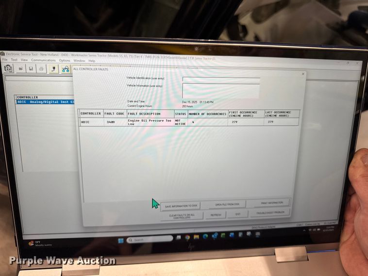 image for item YA1771 2021 New Holland Workmaster 75 MFWD tractor