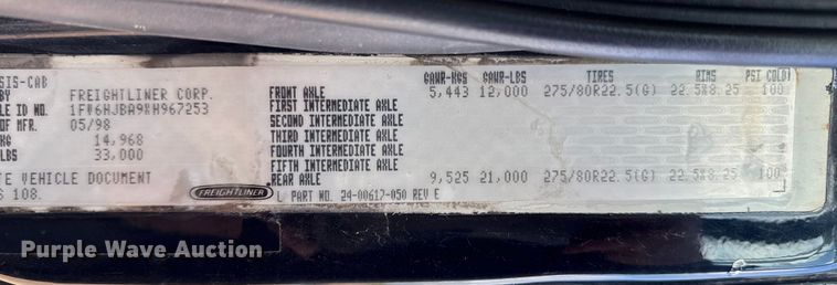 image for item EP2687 1999 Freightliner FL70 flatbed truck