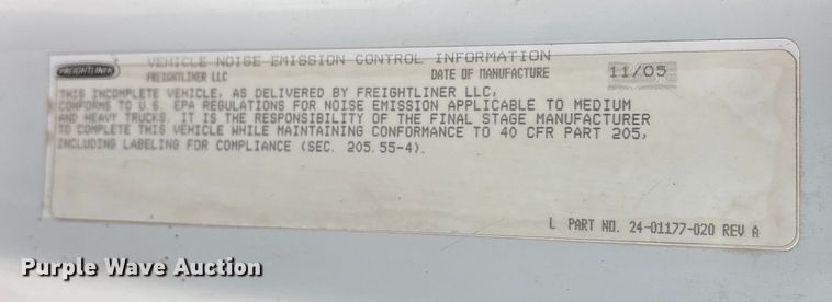 image for item ET7346 2006 Freightliner M2 Business Class dump truck